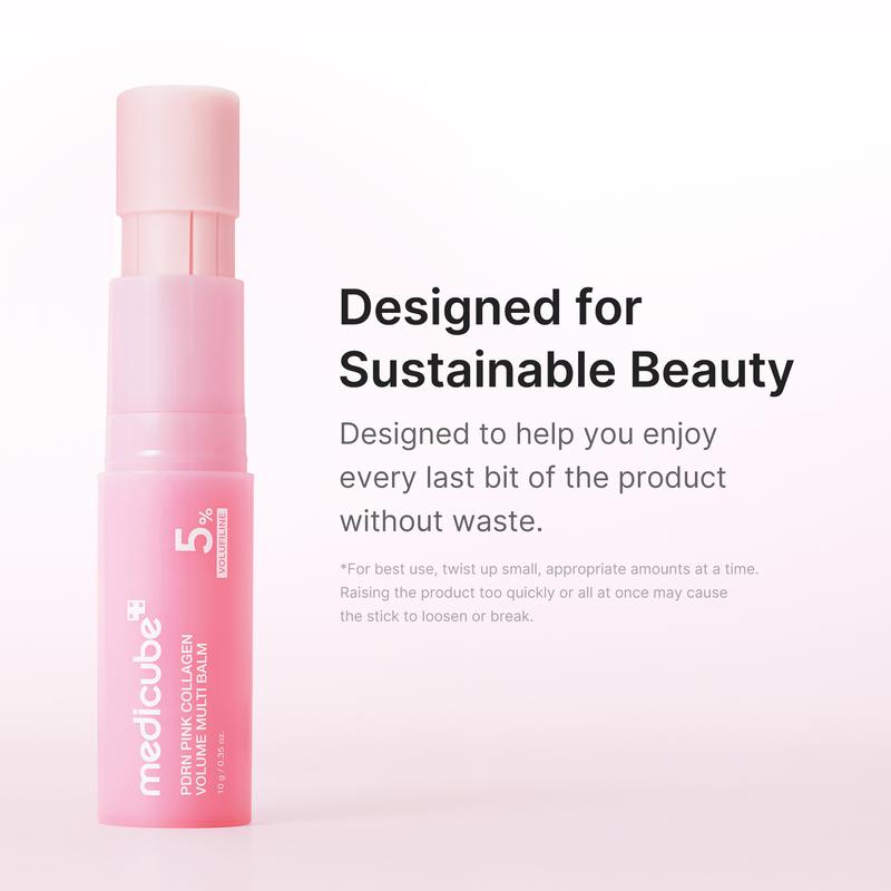 PDRN Pink Collagen Volume Multi Balm – Firming Anti-Aging Stick for Fine Lines