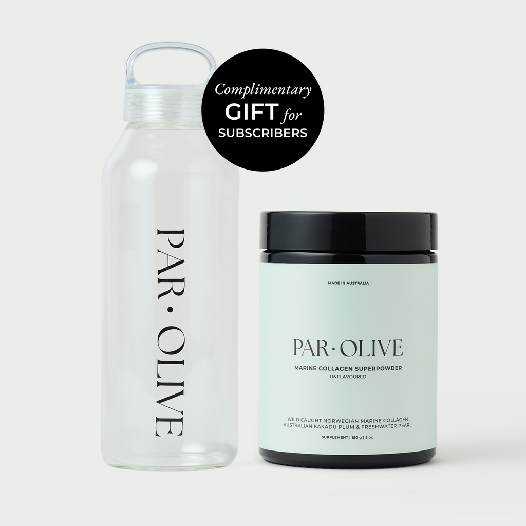 Marine collagen powder presented as a gift