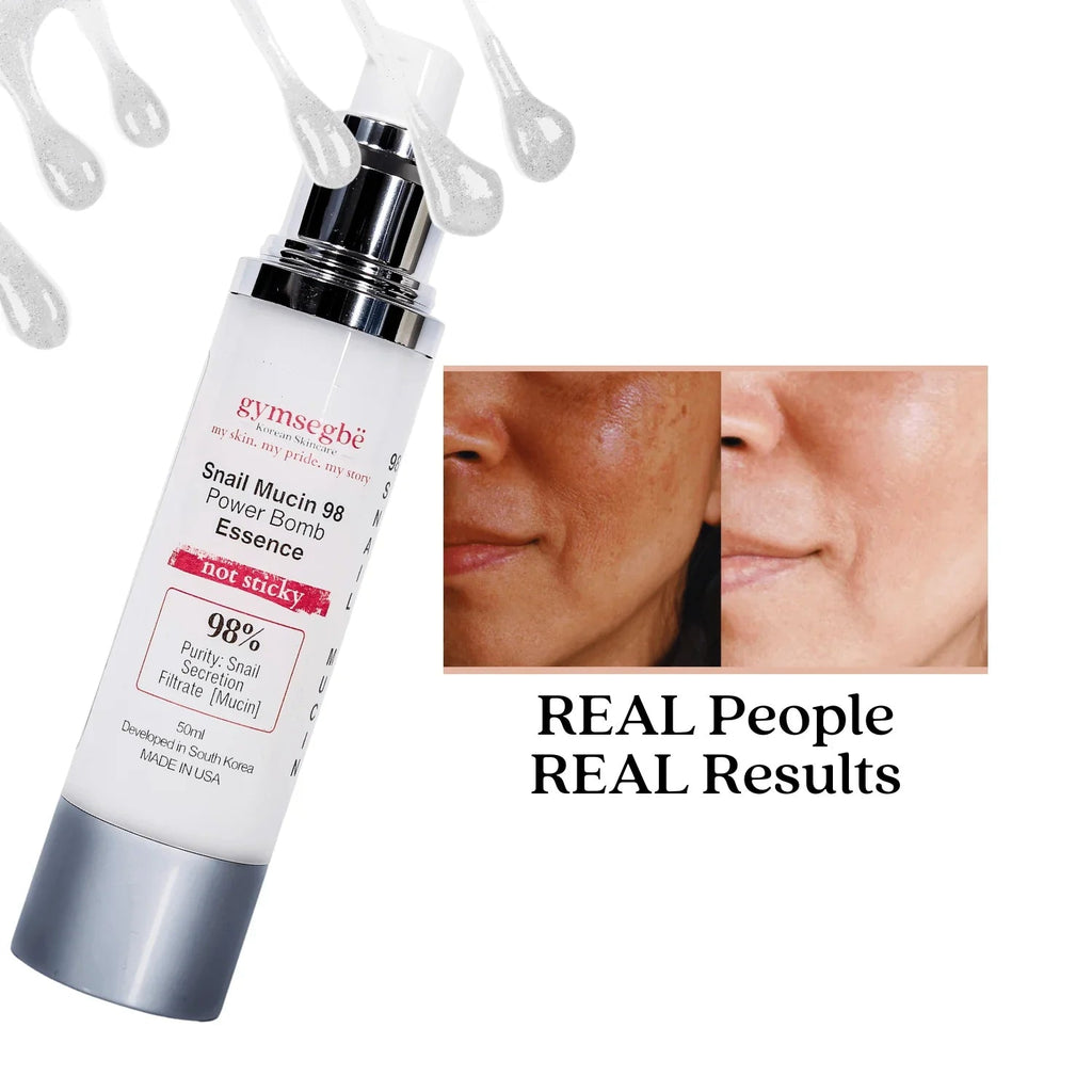 Real customer results using the snail mucin essence