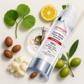 Snail mucin essence with a natural background