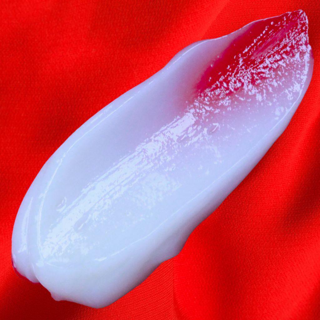 Close-up swatch of the snail mucin essence